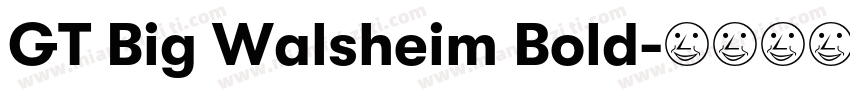GT Big Walsheim Bold字体转换